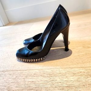 Stuart Weitzman High heel Black Patent shoes size 8